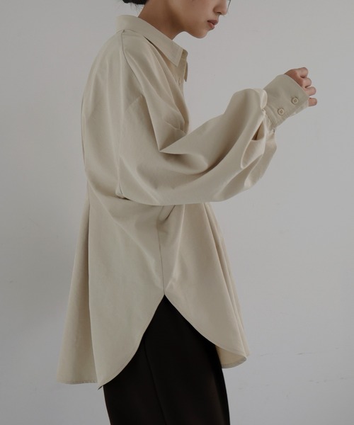 「hellam」 長袖シャツ FREE アイボリー レディース_画像7