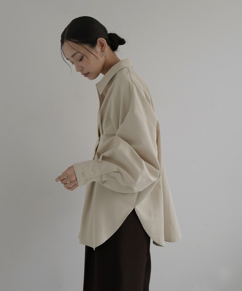 「hellam」 長袖シャツ FREE アイボリー レディース_画像9