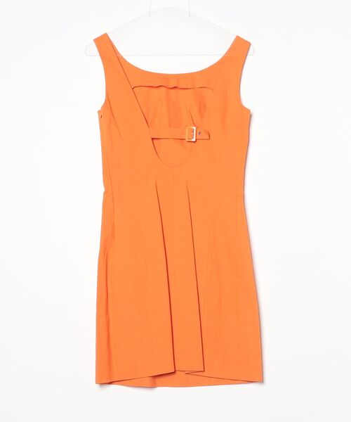 「PHILOSOPHY DI ALBERTA FERRETTI」 ノースリーブワンピース - オレンジ レディース_画像2