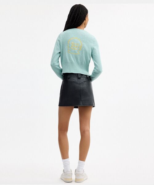 カーディガン 「COACH | BRAIN DEAD」プラッシュ キャラクター カーディガン・オーガニック コットン レディースの画像
