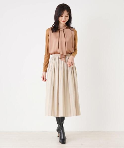 「Brahmin」 ロングスカート 2 ダークネイビー レディース_画像8