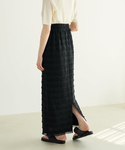 「hinari」 タイトスカート SMALL アイボリー レディース_画像4