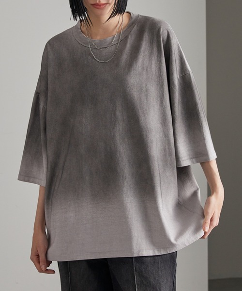 「cussil」 半袖Tシャツ S グレー メンズ_画像5