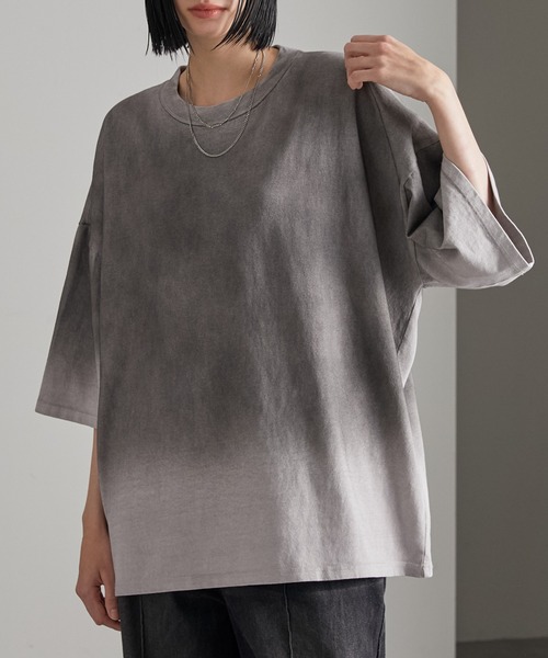 「cussil」 半袖Tシャツ S グレー メンズ_画像6