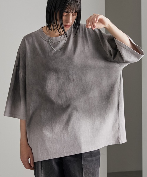 「cussil」 半袖Tシャツ S グレー メンズ_画像7