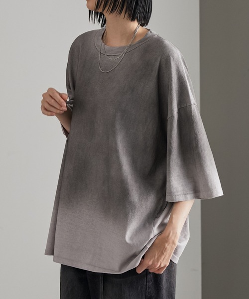 「cussil」 半袖Tシャツ S グレー メンズ_画像9