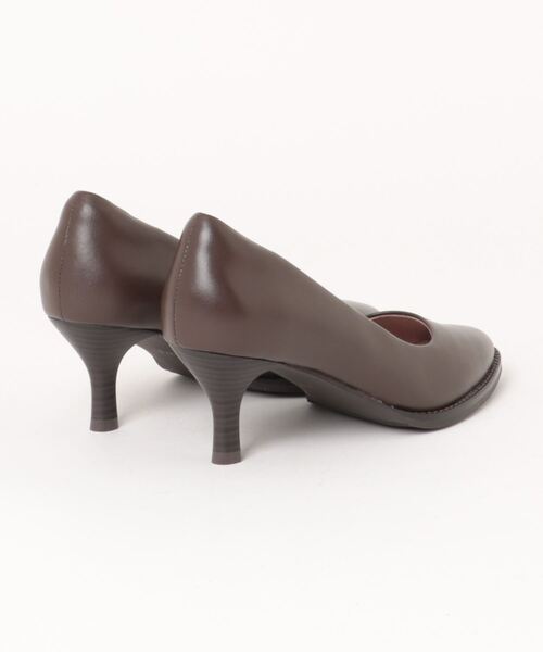 「Piedi Nudi」 パンプス 24.0cm ダークブラウン レディース_画像2