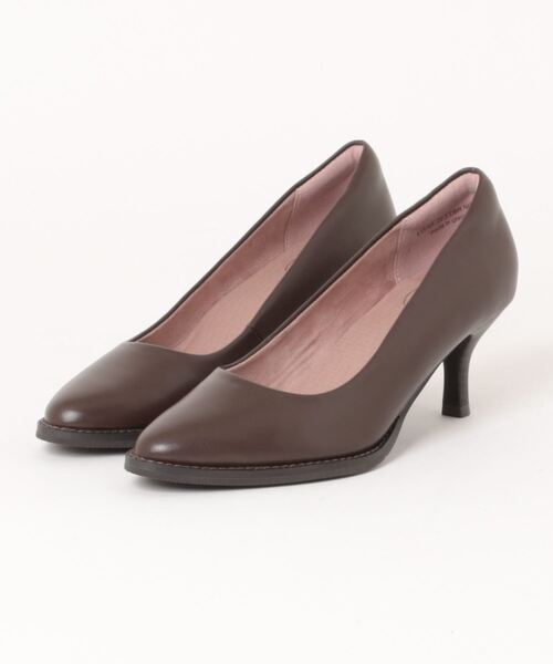 「Piedi Nudi」 パンプス 24.0cm ダークブラウン レディース_画像7