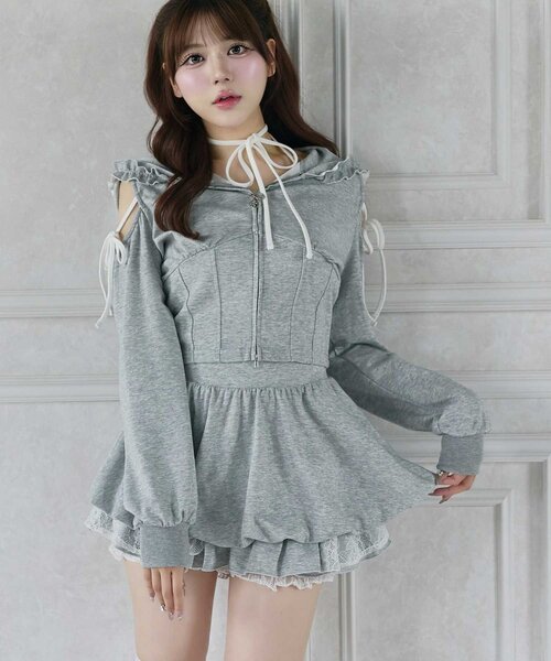 Belle Charme スカート 「Belle Charme」Balloon Sweat Skirt