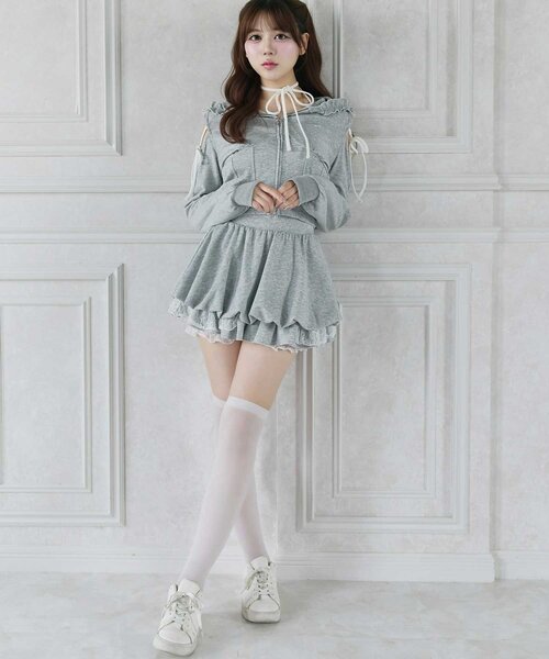 Belle Charme スカート 「Belle Charme」Balloon Sweat Skirt