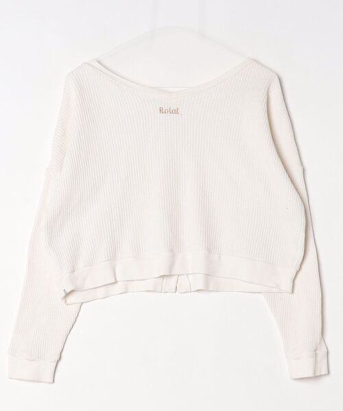 「roial」 カーディガン S ホワイト レディース_画像2