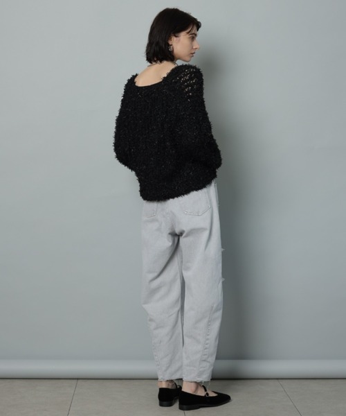 「CADUNE」 デニムパンツ 38 ブルー レディース_画像7