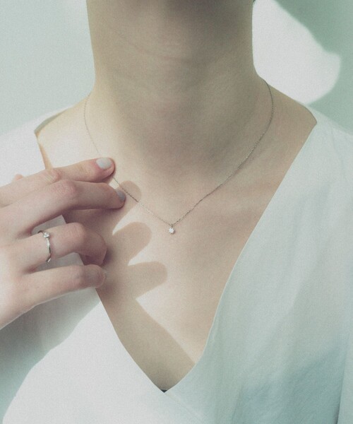 ete（エテ） ネックレス PT900/850 ダイヤモンド 0.15ct ネックレス