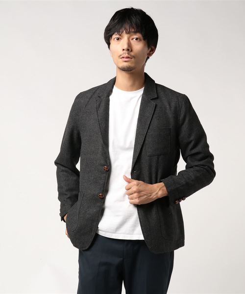 極美品✨エトロ テーラードジャケット ニット ツイード 太ストライプ ストレッチ bin-1_baybars1024kuro