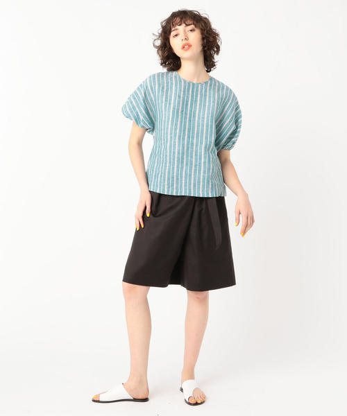 お買い得新品 シャツ ブラウス クリスプリネン ボリュームスリーブプルオーバー ZOZOTOWN PayPayモール店 - 通販 - PayPayモール 好評格安