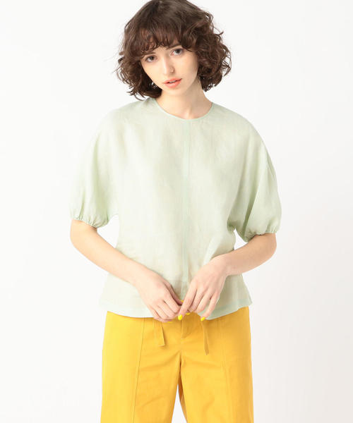 お買い得新品 シャツ ブラウス クリスプリネン ボリュームスリーブプルオーバー ZOZOTOWN PayPayモール店 - 通販 - PayPayモール 好評格安