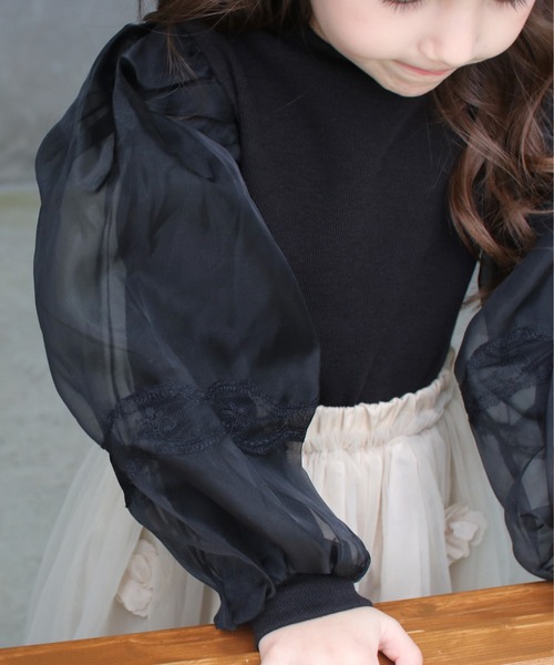 Rora（ローラ） トレーナー 入園式 卒園式 オペラ パフ袖 tシャツ 
