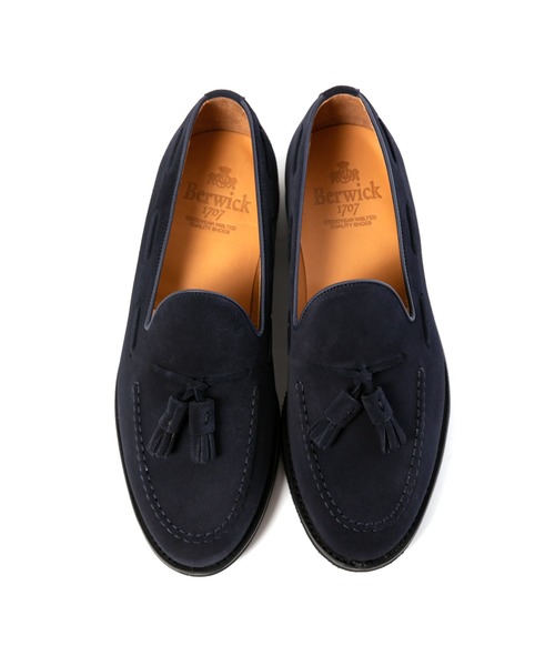 Berwick 1707 ブラックローファー Berwick 1707 ローファー バーウィック タッセル 5127 レザー