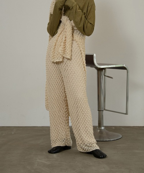 lawgy（ラウジー） パンツ original ami knit pants レディース