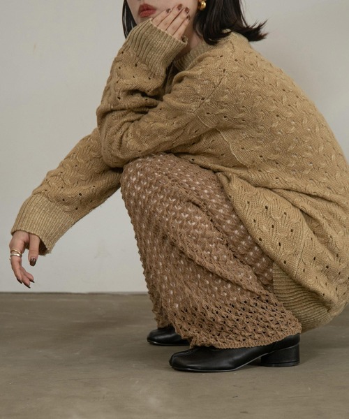 lawgy（ラウジー） パンツ original ami knit pants レディース