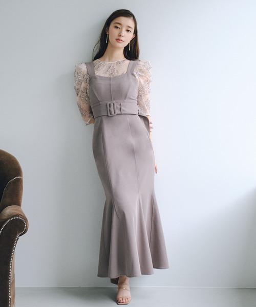 ワンピース ジャンパースカート コルセットマーメイドジャンスカ16 殿堂 500円