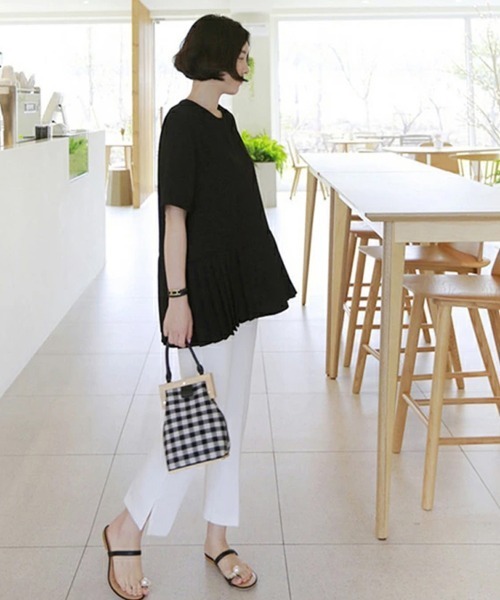 美品♡sacai ドッキング　シアーブラウス　レース　プリーツ　レイヤード sacai - sacai / サカイ | レース刺しゅう ニット チュール 異