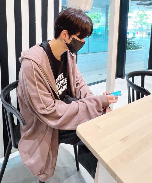 パーカー ベストセラーアイテムビッグZIPパーカー レディース