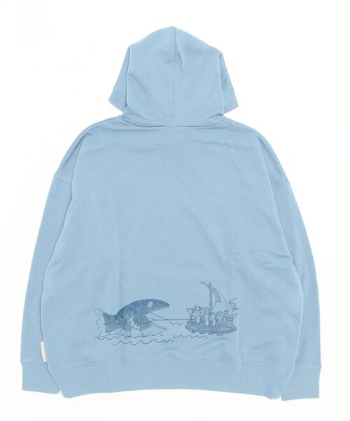 THE BAREFOOT パーカー 「 11ぴきのねこ 」 リラックスパーカー Parker