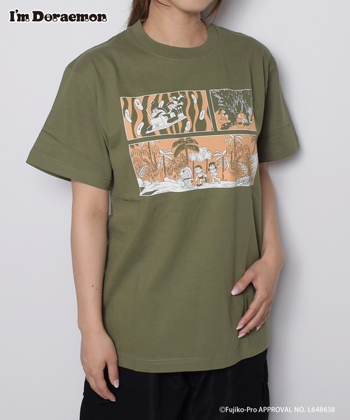 Flowering（フラワーリング） tシャツ I'M DORAEMON（ものがたり・総柄