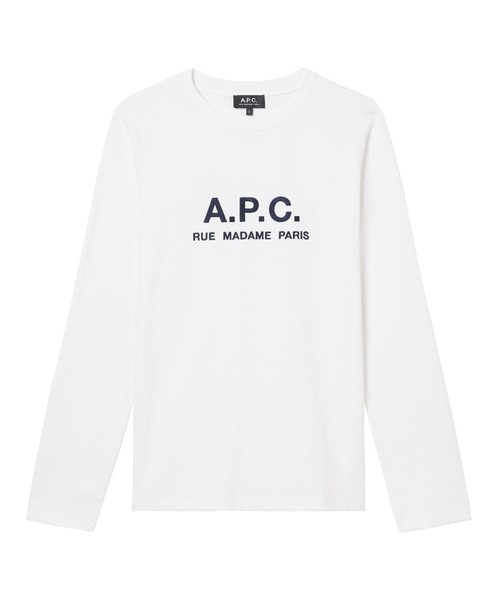A.P.C. tシャツ T-SHIRT RUE MADAME F MANCHES LONGUES