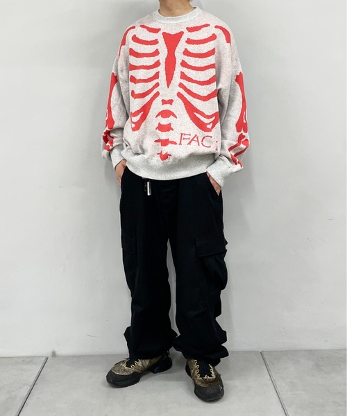 WHO'S WHO gallery ニット COOPER FACTボーンニット : ZOZOTOWN