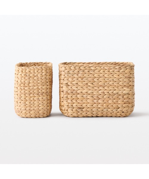 無印良品（MUJI） 収納 ウォーターヒヤシンス 長方形 バスケット 大