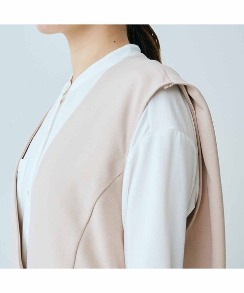 IEDIT（イディット） ベスト ジレ きちんと＆新鮮な 着心地伸びやかな