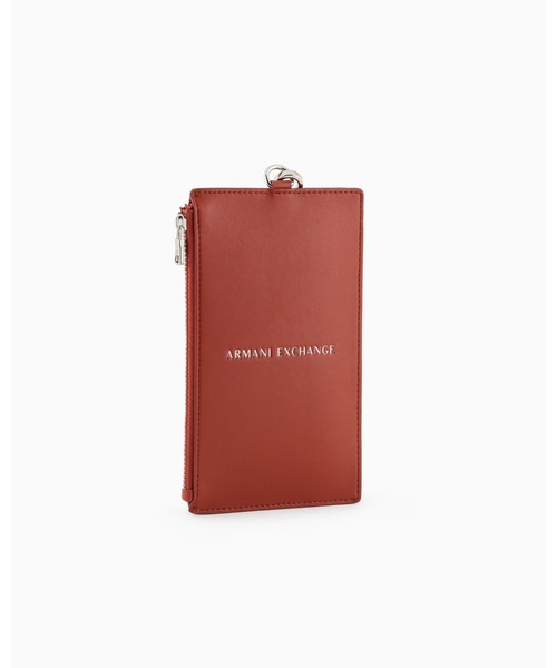 【未使用】A|X アルマーニ エクスチェンジAXロゴ　ストラップ付き二つ折り財布 ARMANI EXCHANGE 財布 「A|X アルマーニ エクスチェンジ」AXロゴ