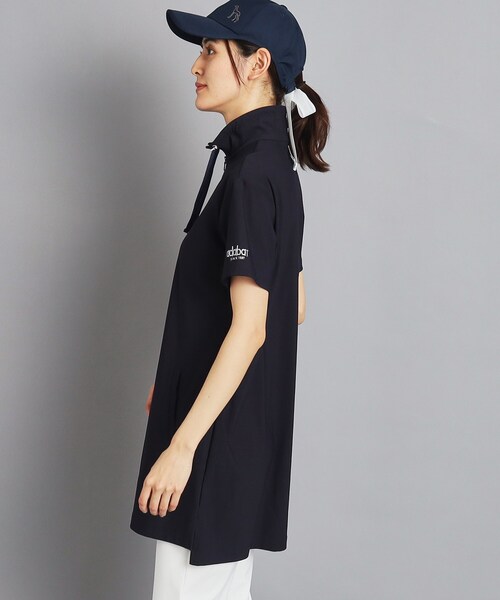 アダバット　adabat チュニック丈 半袖プルオーバー adabat チュニック 「接触冷感／UVカット」チュニック丈 半袖