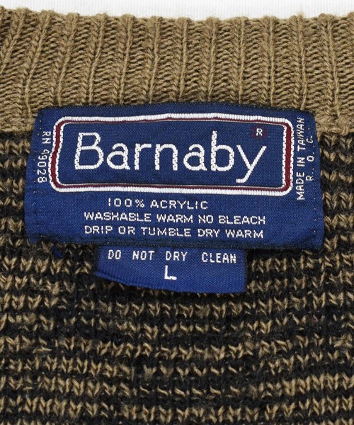 VINTAGE カーディガン 「ヴィンテージ古着」80's Barnaby デザイン