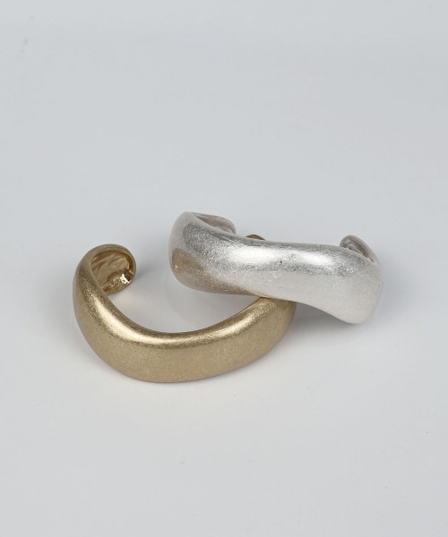 ☆アネモネ☆ オーストリッチ アーム用 バングル 白 日本製 クリップ式