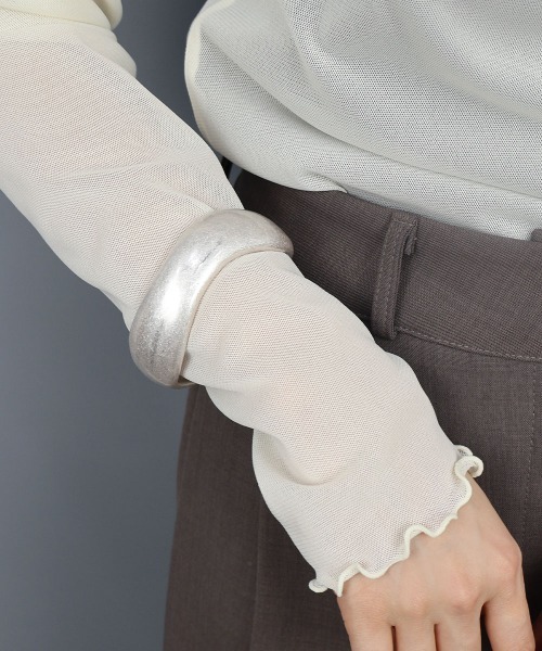 ☆アネモネ☆ オーストリッチ アーム用 バングル 白 楽天市場