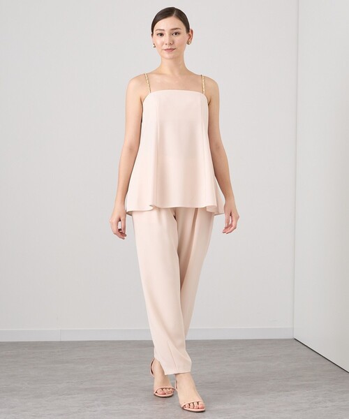 ストレッチカーヴィーパンツ 美品 Anne Coquine ストレッチ カーヴィー