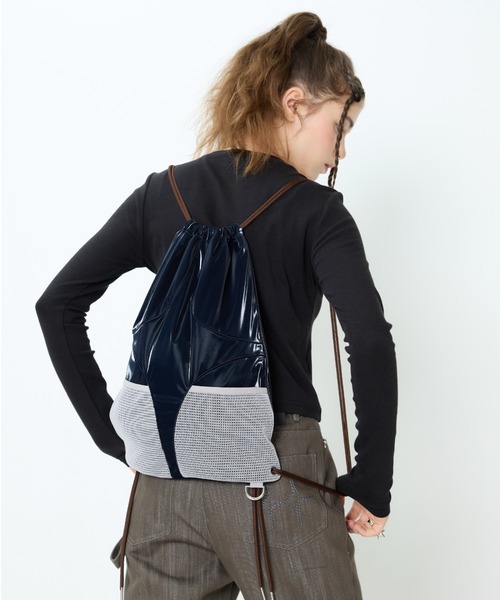 ★LUVISTRUE★CH LIGHTNING GYMSACK(NAVY)★正規品/直送料込 LUVISTRUE デイバック リュック CH LIGHTNING GYMSACK