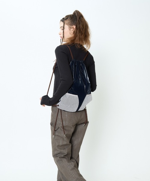 ★LUVISTRUE★CH LIGHTNING GYMSACK(NAVY)★正規品/直送料込 LUVISTRUE デイバック リュック CH LIGHTNING GYMSACK