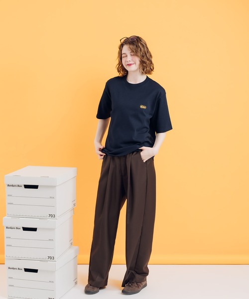 MUHET tシャツ アソートバックプリントTシャツ レディース