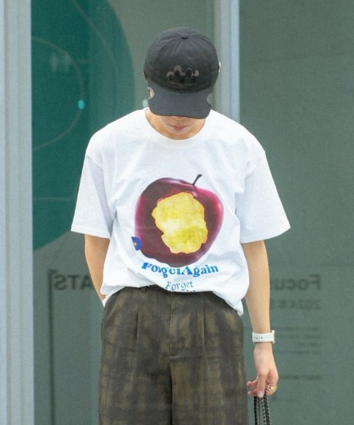 ZAFUL グラフィックプリント 半袖 Tシャツ【送料込み】 B.R.U tシャツ プリントグラフィック半袖Tシャツアソート メンズ