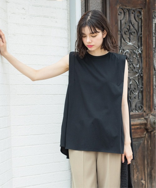 OPAQUE.CLIP tシャツ UV ノースリーブチュニックトップス「接触