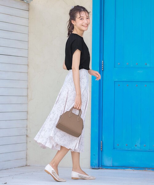 Tiaclasse tシャツ 立体刺繍ロゴTシャツカットソー レディース