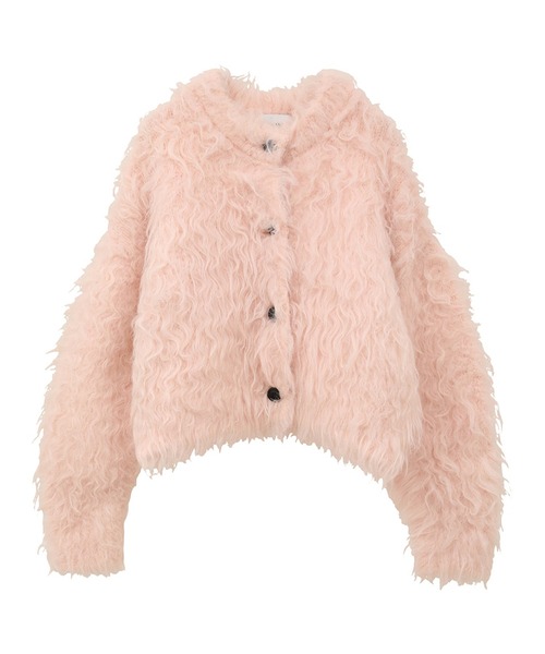 カーディガン 「CLANE/クラネ」SHAGGY SHORT CARDIGAN/シャギー 