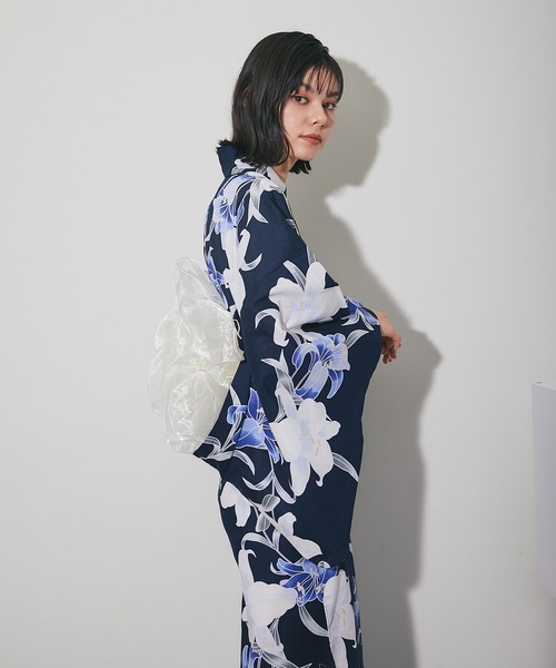 新品⭐︎試着のみ　古今　浴衣単品　レディース　綿100 浴衣 綿100％単品レディース浴衣 レディース : ZOZOTOWN Yahoo