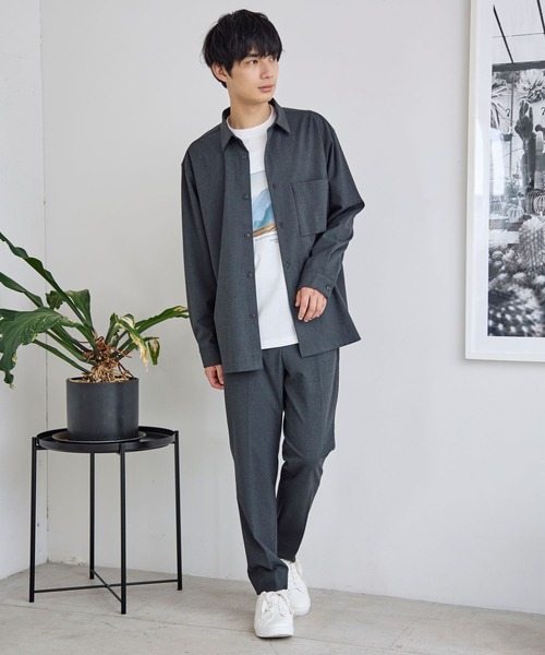 GLOBAL WORK シャツ アーバンシャツ/116337 メンズ : ZOZOTOWN Yahoo