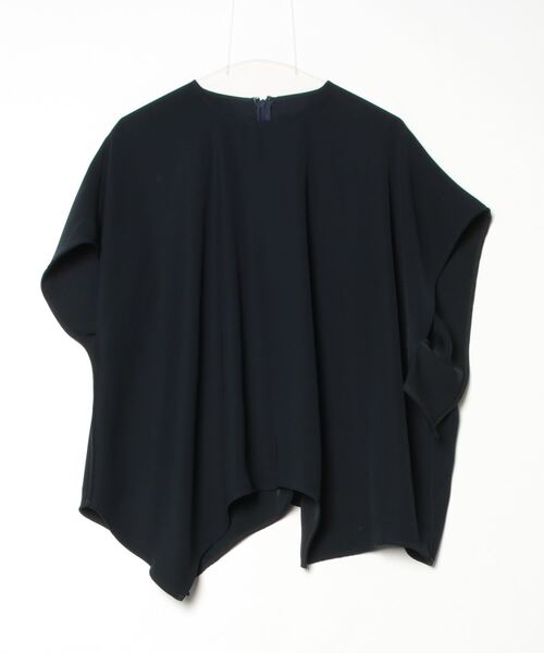 ENFOLD（エンフォルド） 半袖ブラウス 38 ネイビー レディース