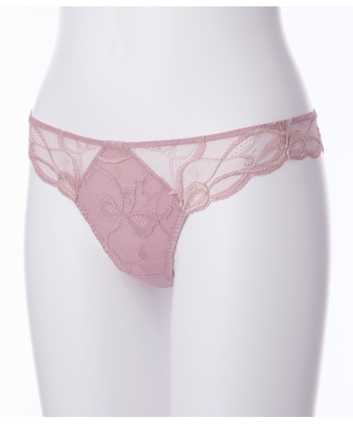★PEACH JOHN★ベロアフリルレースパンティ★リボン★ショーツパンツ下着★ ロマンティックなリボン柄レース】ナイスバディショーツリボン